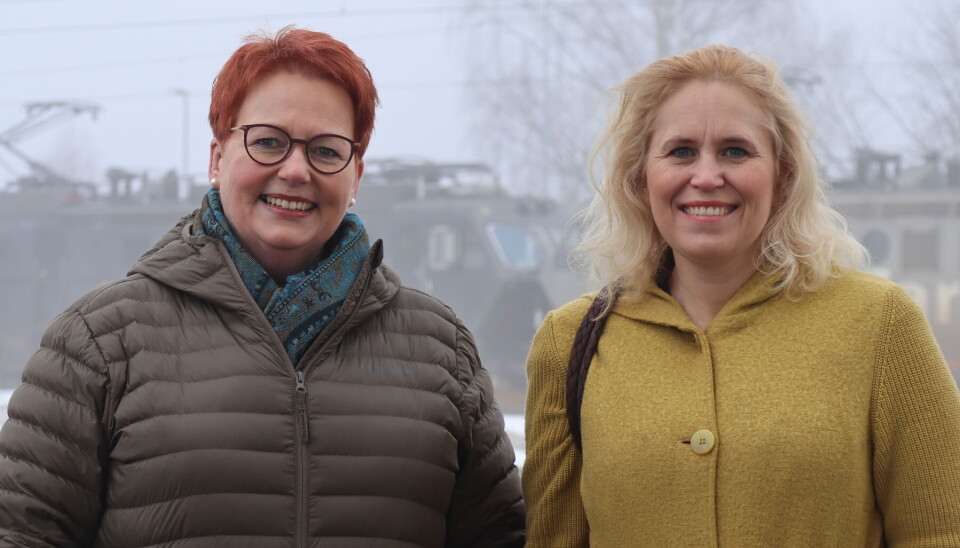 Elin Såheim Bjørkli (t.v.), ordfører i Kongsvinger og Kamilla Thue, ordfører i Eidskog er to av regionens ordførere som har jobbet iherdig for å endre på inntektssystemet.