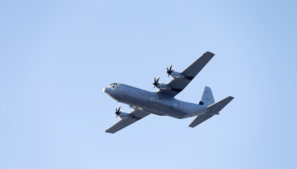 Mange så og hørte dette flyet over Kongsvinger tidligere mandag.