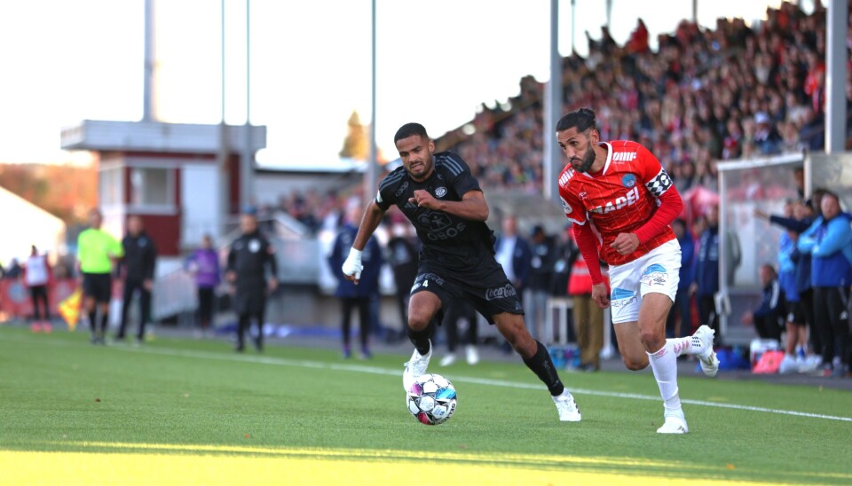 Adem Güven ble matchvinner mot Egersund. Her er KIL-spisssen i aksjon mot Vålerenga sist helg..