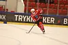 Aleksander Bjørk fikk vist seg frem med både fysikk, solide skutt og godt backspill.
