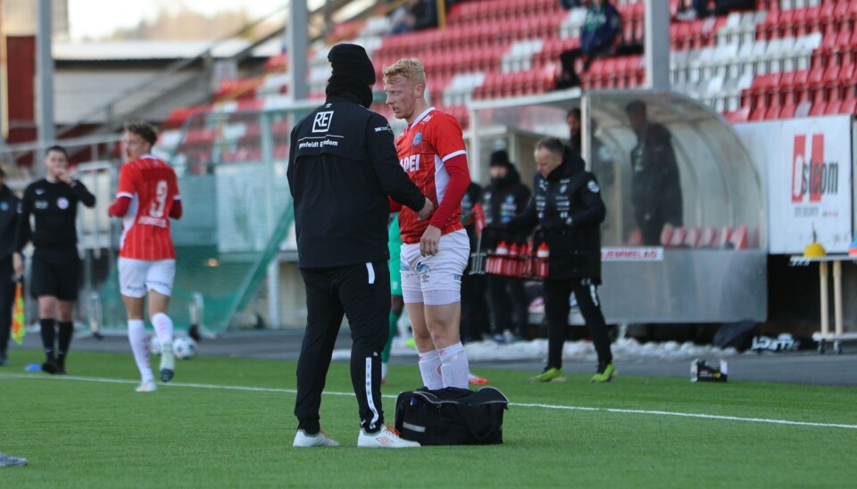 Wilhelm Ärlig er satt ut av spill etter korsbåndskaden han pådro seg mot HamKam.