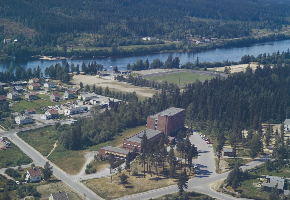 Flyfoto tatt over Kongsvinger i 1969.