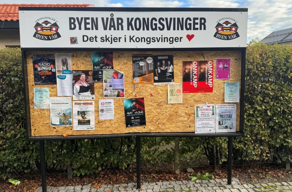 Her er den nye oppslagstavla