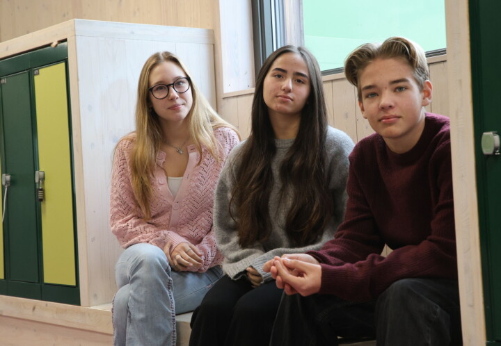 Lara Veselica, Nina Helen Berger og Levi Melby Holm håper at de kan få dratt til Tyskland til neste år.