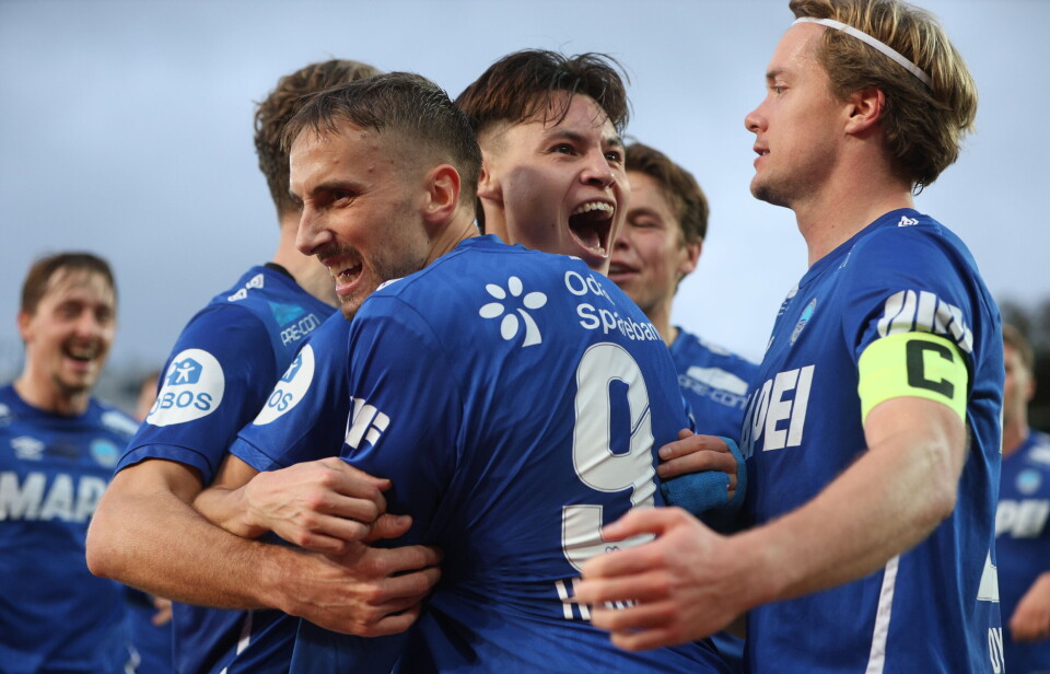 KIL har hatt en meget god høst. Lucas Ravn-Haren (f.v.) , Noa Williams, Jesper Grundt og Andreas Dybevik er fire spillere som har levert i kamp etter kamp.