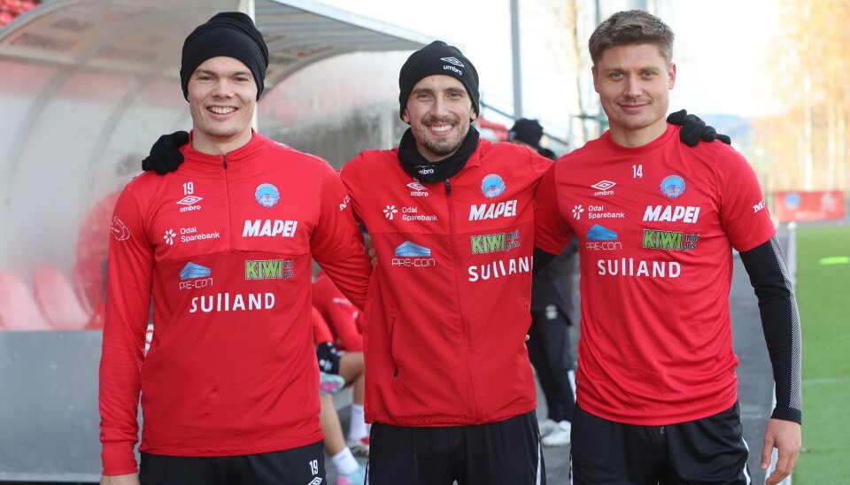 Emil Arendrup Nielsen, Lucas Ravn-Haren og Frederik Juul Christensen er KILs danske delegasjon.