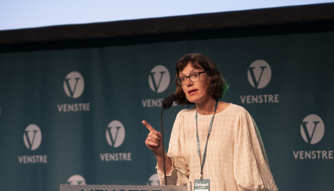 Inger Noer, her avbildet under Venstres landsturemøte, hvor hun ble direktevalgt landsstyremedlem. Inger Noer, her avbildet under Venstres landsturemøte, hvor hun ble direktevalgt landsstyremedlem.