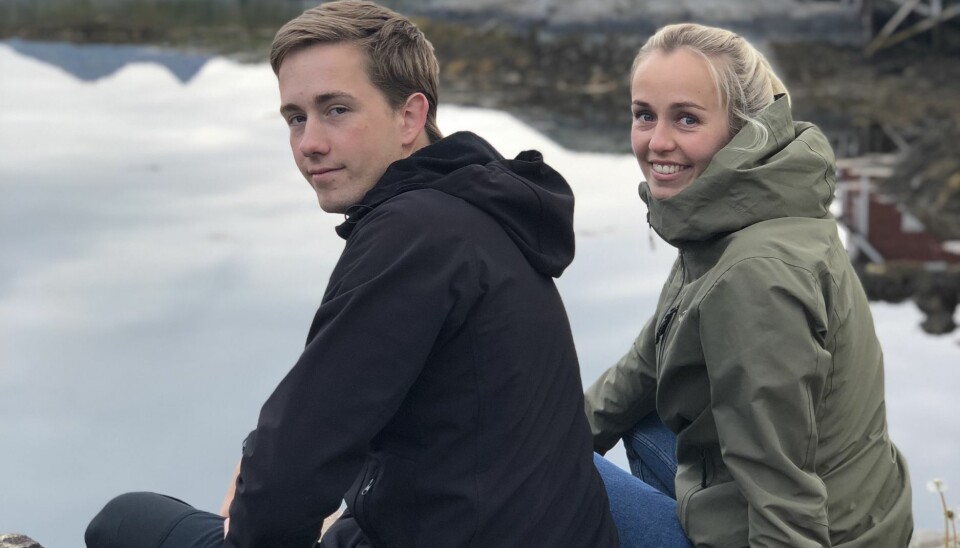 Thea og Andreas Nystuen fant 130 stolper på 17 timer på Stolpejaktens første dag.