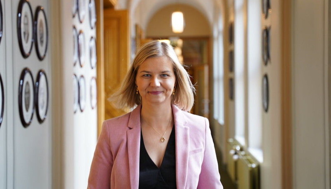 Kunnskapsminister Guri Melby (V). Kunnskapsminister Guri Melby (V).