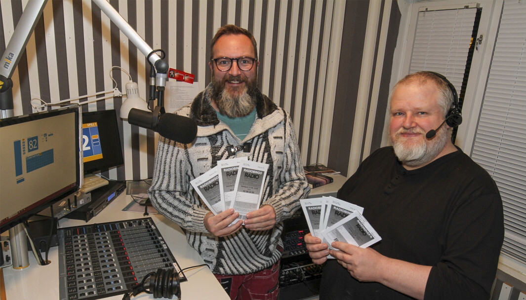 Tom Dahl (t.v.) og Pål Erik Berntsen kan i år sette ny rekord i premieutdeling for radiobingoen. Tom Dahl (t.v.) og Pål Erik Berntsen kan i år sette ny rekord i premieutdeling for radiobingoen.