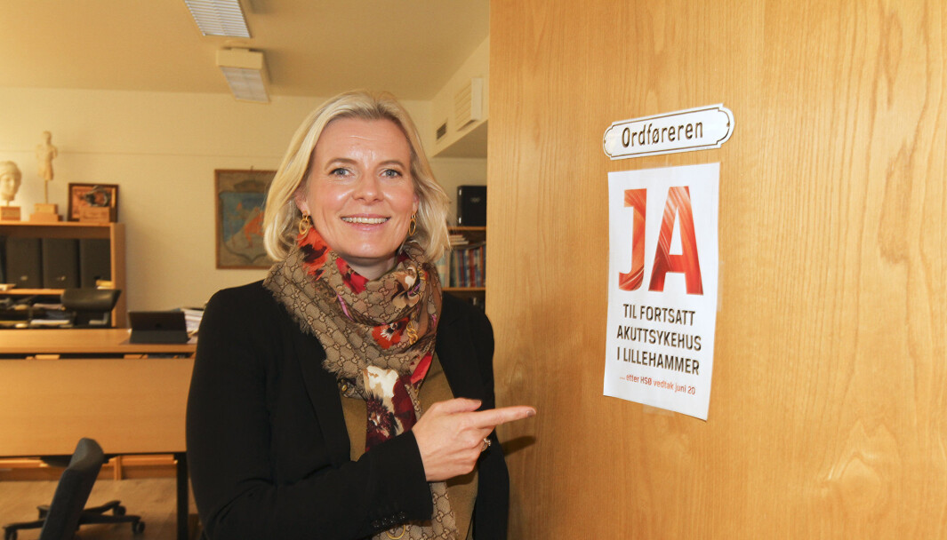Å bevare sykehuset på Lillehammer som akuttsykehus, er en kampsak for Ingunn Trosholmen. – Og det er jeg sikker på at vi skal klare, sier hun. Å bevare sykehuset på Lillehammer som akuttsykehus, er en kampsak for Ingunn Trosholmen. – Og det er jeg sikker på at vi skal klare, sier hun.