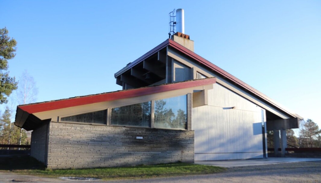 Dagens krematorium i Kongsvinger, bygning fra 1975 Dagens krematorium i Kongsvinger, bygning fra 1975