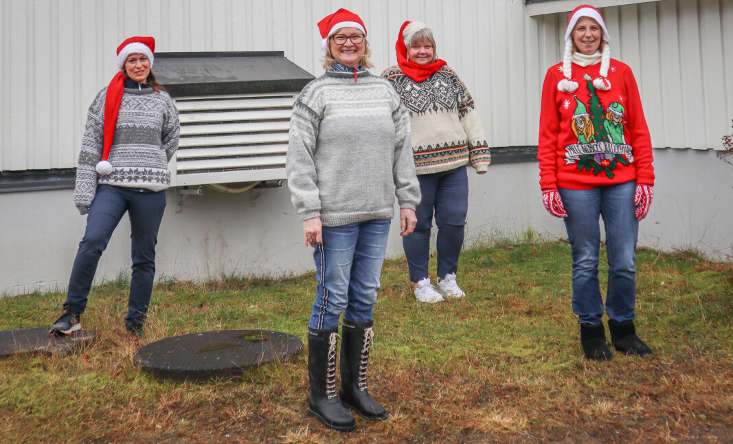 Kine Johnsrud (f.v.), Ellen Karlsson, Heidi Myrvold og Else Marie G.Nilsson arrangerer julemarked på samfunnshuset på Austmarka lørdag 5. desember. Kine Johnsrud (f.v.), Ellen Karlsson, Heidi Myrvold og Else Marie G.Nilsson arrangerer julemarked på samfunnshuset på Austmarka lørdag 5. desember.