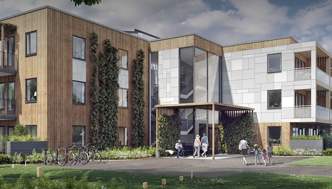 Eksempel på Bovieran-hus sett fra utsiden. Eksempel på Bovieran-hus sett fra utsiden.