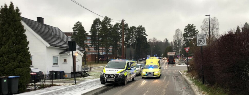 Torsdag var to personbiler involvert i trafikkulykke i krysset mellom Eidemsgate og Parkvegen.