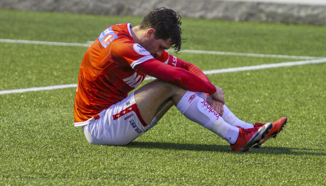 Fredrik Pålerud var en slagen mann etter 0-4 for Grorud og nedrykk. Fredrik Pålerud var en slagen mann etter 0-4 for Grorud og nedrykk.