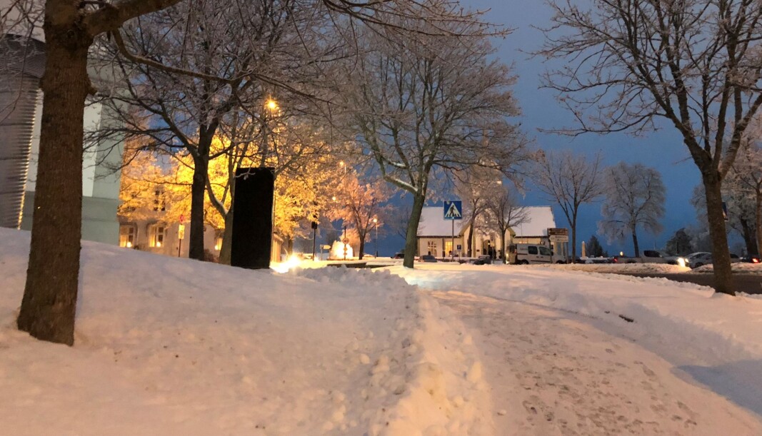 Hvit jul er ingen selvfølge i år. Kanskje ikke i det hele tatt. Dette bildet er fra forrige vinter. Hvit jul er ingen selvfølge i år. Kanskje ikke i det hele tatt. Dette bildet er fra forrige vinter.