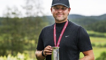Kevin Wright er norgesmester i golf og medlem i Kongsvinger. Kevin Wright er norgesmester i golf og medlem i Kongsvinger.