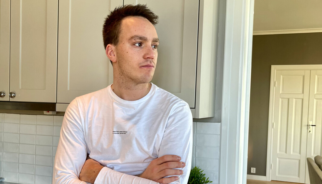 Ole Christian Veiby er preget etter å ha mistet en venn i skredraset i Gjerdrum. Ole Christian Veiby er preget etter å ha mistet en venn i skredraset i Gjerdrum.