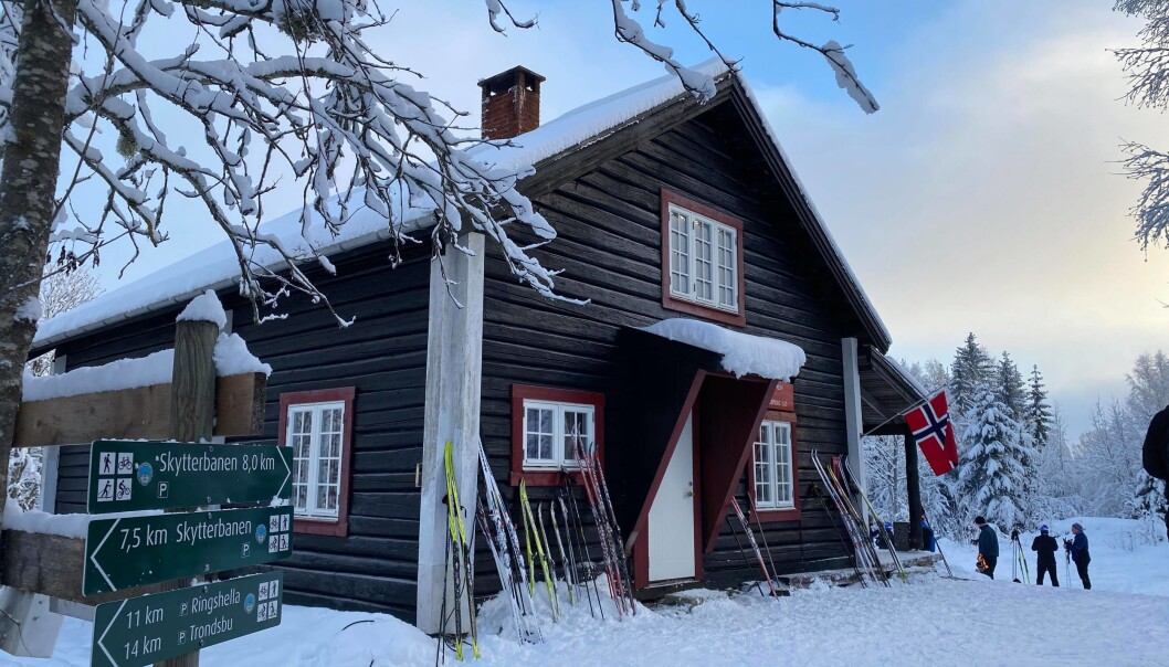 Skihytta på Tjernsli var et populært turmål for mange i helga. Skihytta på Tjernsli var et populært turmål for mange i helga.