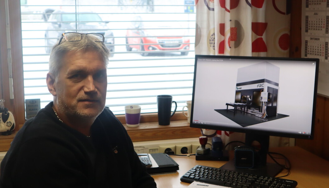 Fabrikksjef ved Contiga på Roverud, Thor-Egil Einarsrud gleder seg til å få på plass nytt produksjonsanlegg Fabrikksjef ved Contiga på Roverud, Thor-Egil Einarsrud gleder seg til å få på plass nytt produksjonsanlegg