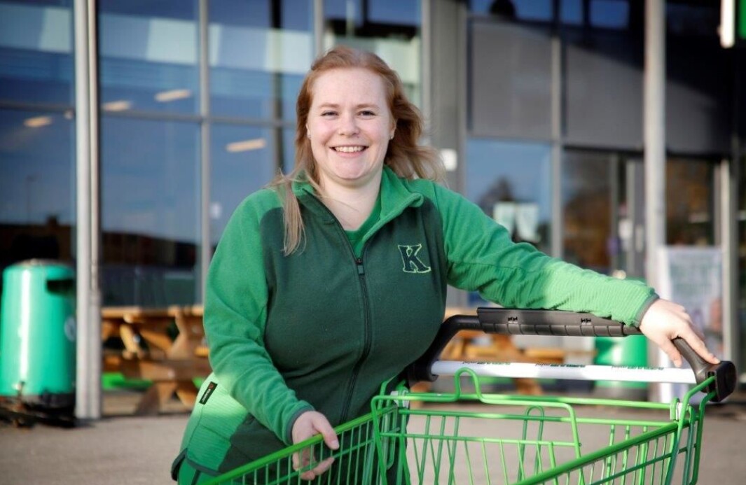 Marthe Ebbesen Sand, butikksjef Kiwi Gjemselund Marthe Ebbesen Sand, butikksjef Kiwi Gjemselund