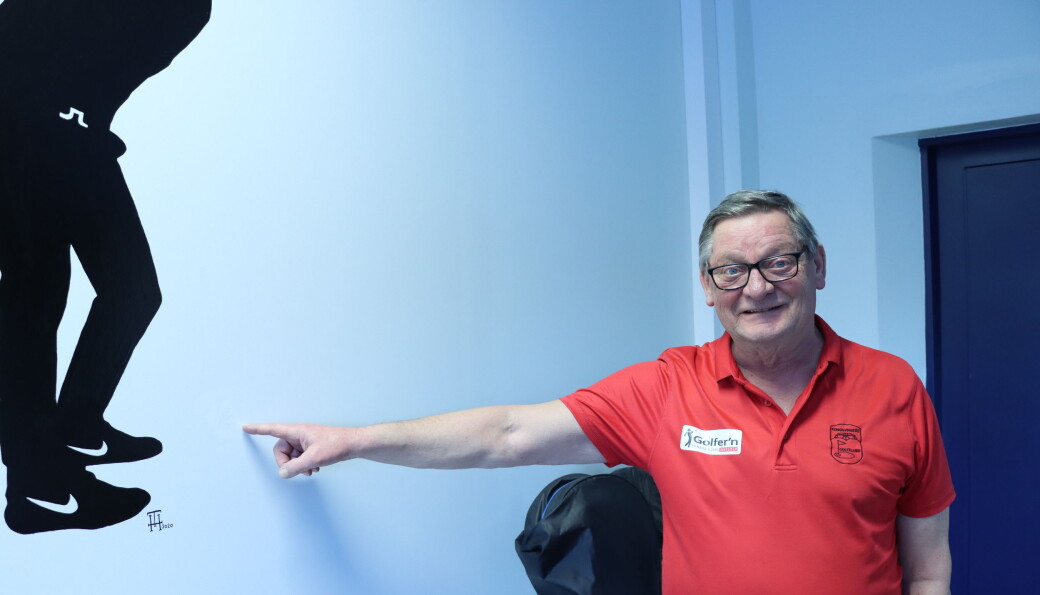 En gang holdt det på å gå gærent, men veggen tok litt skade. At John Olav var her kommer på veggen snart. En gang holdt det på å gå gærent, men veggen tok litt skade. At John Olav var her kommer på veggen snart.