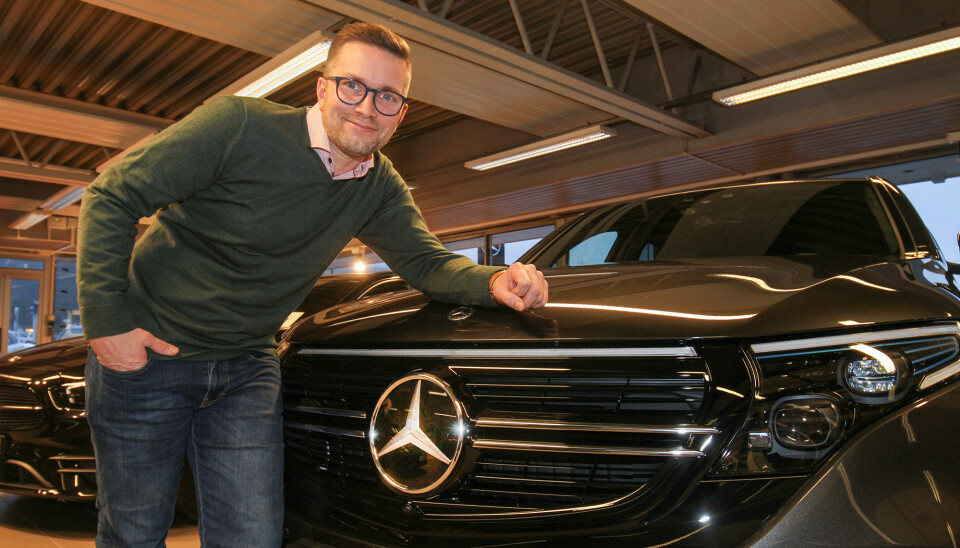 Anders Wangen har lagt bak seg et meget godt år som salgssjef for Mercedes-Benz.