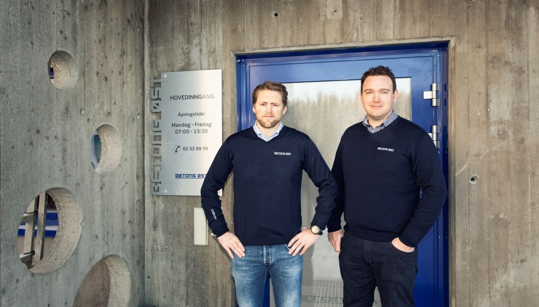 Øystein Nymoen (t.v.) er ny regionsjef for Betong Øst, og Øystein Bækkelien som er ny daglig leder. Øystein Nymoen (t.v.) er ny regionsjef for Betong Øst, og Øystein Bækkelien som er ny daglig leder.