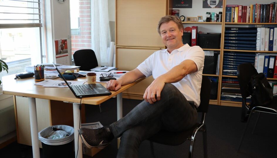 Uno Arnesen, daglig leder i Byen Vår, kunne registrere en markant omsetningsøkning av Kongsvingerkortet i 2020.