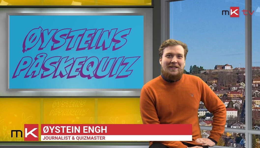 Mitt Kongsvinger lanserer «Øysteins Påskequiz» skjærtorsdag. Totalt blir det fem episoder. Mitt Kongsvinger lanserer «Øysteins Påskequiz» skjærtorsdag. Totalt blir det fem episoder.