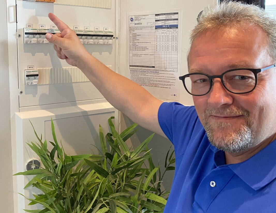 Visepresident i NITO og kommuneingeniør i Kongsvinger kommune, Kjetil Lein i sikringsskapet. Visepresident i NITO og kommuneingeniør i Kongsvinger kommune, Kjetil Lein i sikringsskapet.