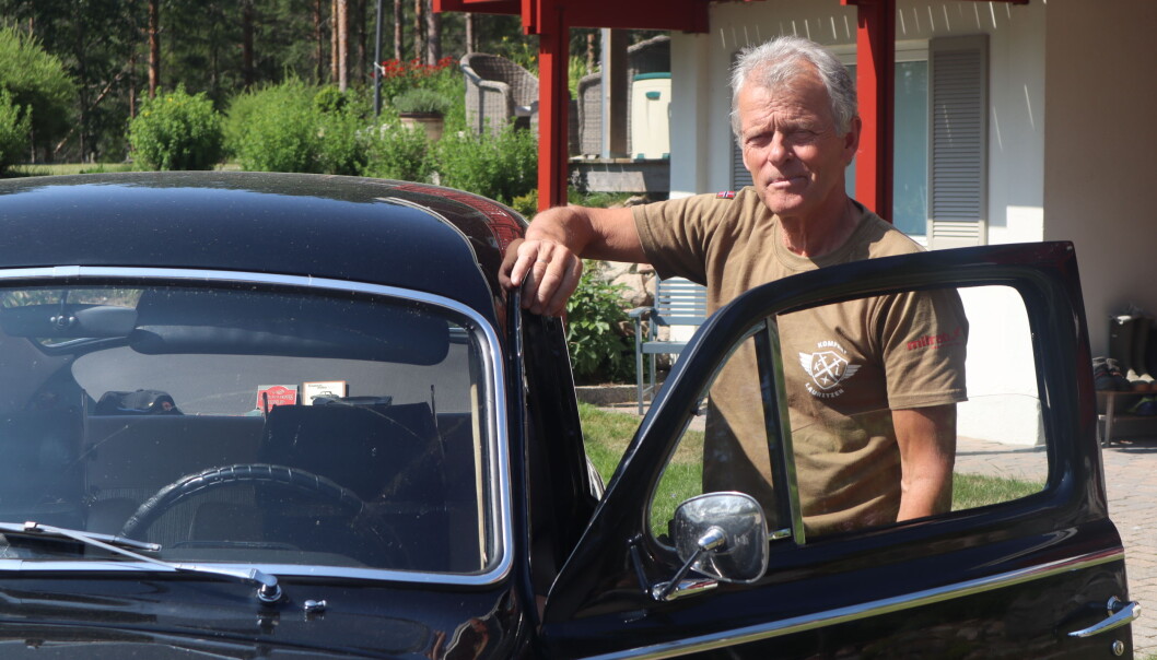 Bildilla har han fortsatt, i garasjen hjemme på Tangen har Tor Solbergseter flere fine gamle Volvoer. Bildilla har han fortsatt, i garasjen hjemme på Tangen har Tor Solbergseter flere fine gamle Volvoer.