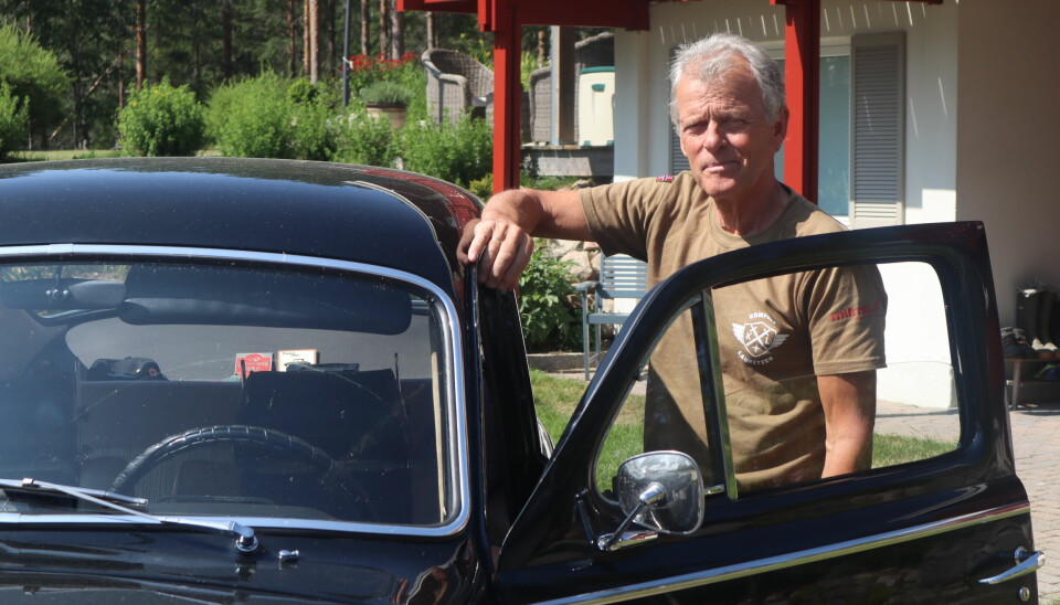 Bildilla har han fortsatt, i garasjen hjemme på Tangen har Tor Solbergseter flere fine gamle Volvoer.