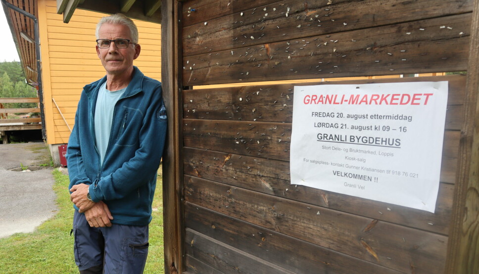 Gunnar Kristiansen i Granli Vel kan ønske velkommen til marked på Granli bygdehus førstkommende fredag og lørdag