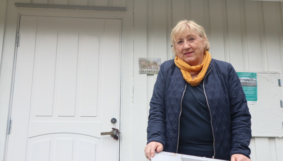 Anne Wenche Skasdammen i Græsberget grendelag ser frem til å kunne vise grendas innbyggere resultatet av den siste opppussingen