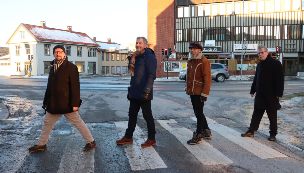 Lars Ovlien, Even Finsrud, Kjetil Foseid og Øivind Roos står for ukas episode av Kulturstreif. Lars Ovlien, Even Finsrud, Kjetil Foseid og Øivind Roos står for ukas episode av Kulturstreif.