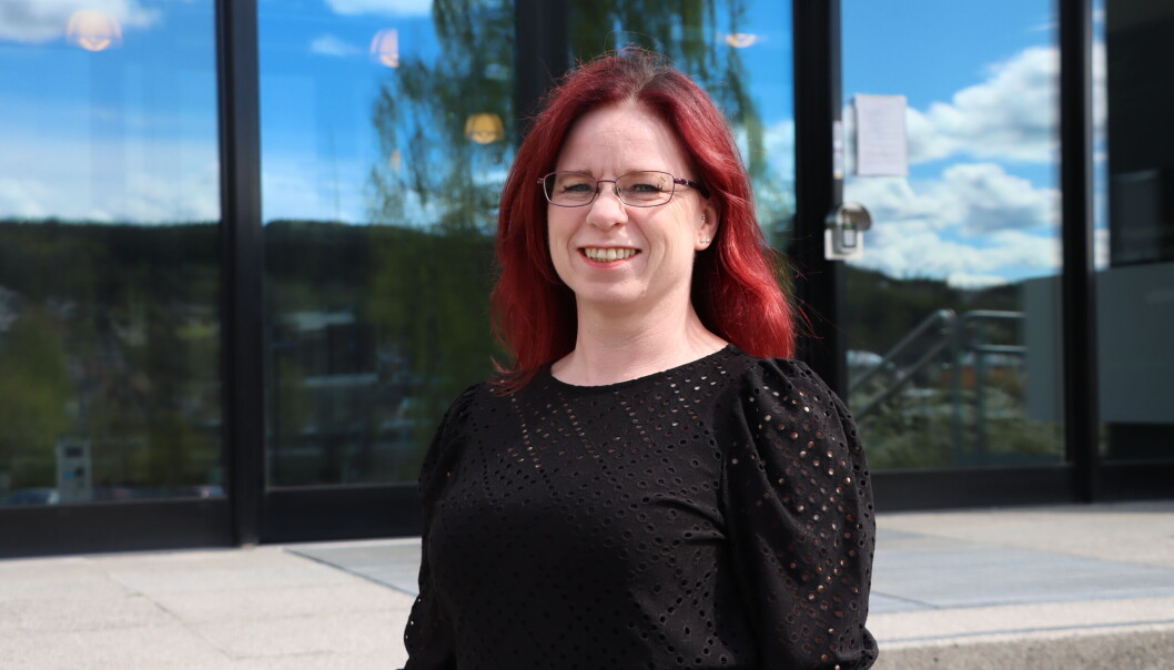 Student Vera Moen. Student Vera Moen.