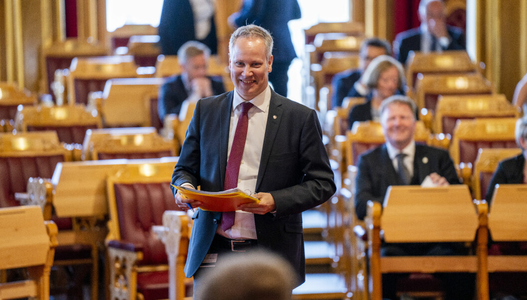 Samferdselsminister Jon-Ivar Nygård (A).