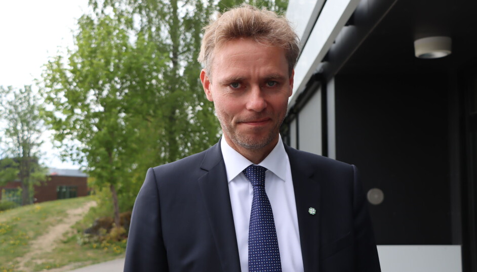 Ola Borten Moe besøkte Kongsvinger fredag.