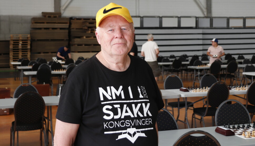 Ole Smeby i Kongsvinger Sjakklubb er dobbelt norgesmester og klubbens største medaljehåp.