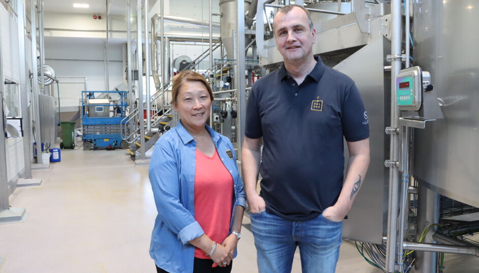 Daglig leder Tina Vangen og produksjonssjef Tommy Sæthran driver Salsus på Kongsvinger.