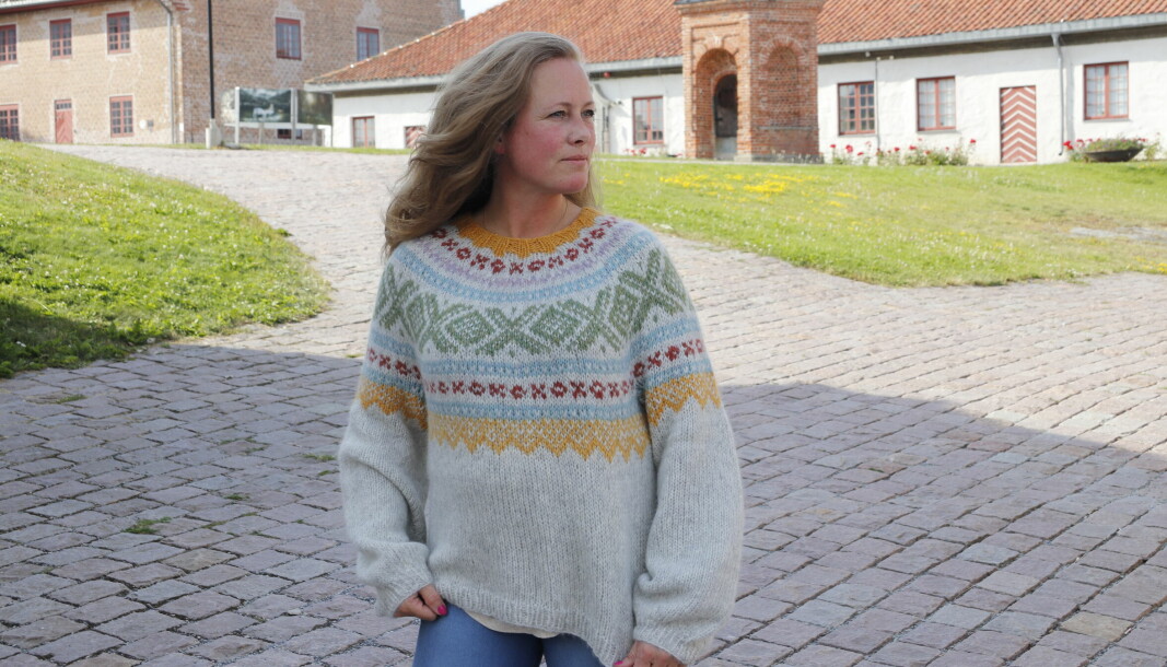 Marit Jørgensen har strikking og Instagram som hobby, og innholdet hun legger ut når ut til mange.