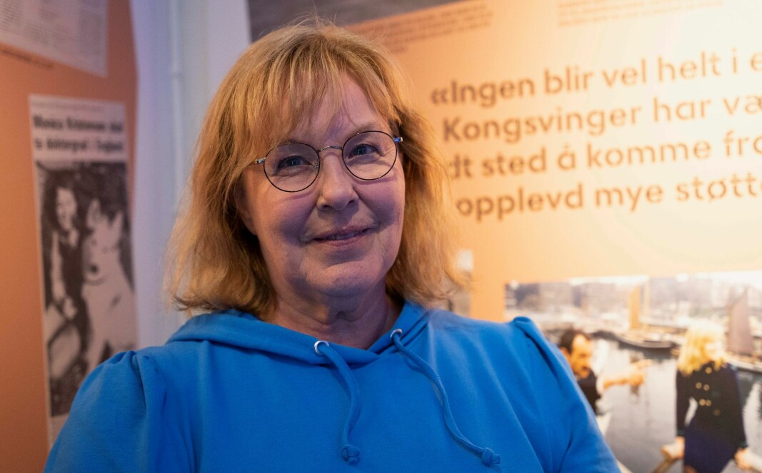 Monica Kristiensen har medvirket sterkt til utstillingen om seg selv i Kvinnemuseet.