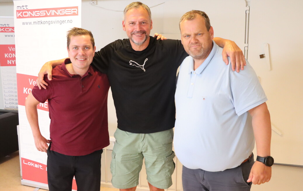 Jonas Krabseth, Charlie Berstad og Pål Sønsteli i studio. Jonas Krabseth, Charlie Berstad og Pål Sønsteli i studio.