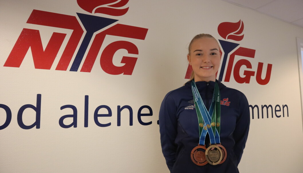 Caroline Finnestad Lund sikret tre medaljer under hennes første junior-EM.