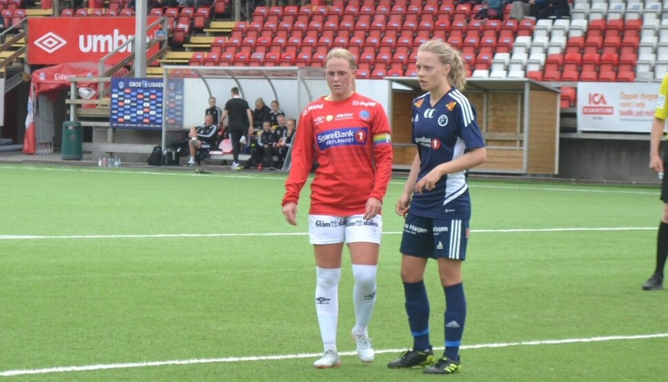 Emma Lien Håpnes er kaptein for KIL Fotball Kvinner, nå gleder hun seg over at laget er en del av toppfotballen på kvinnesiden i 2023.