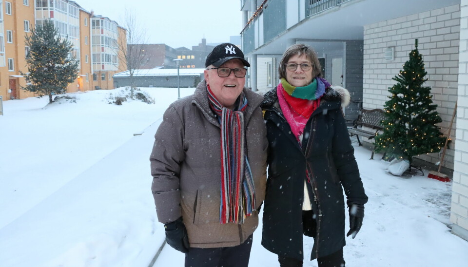 Kjell Arne og Ingrid Hanssen er blant dem som har sikret seg leilighet i sentrum. Det kommer bare til å bli vanskeligere med åra, tror Frp-politiker Kjell Arne Hanssen.