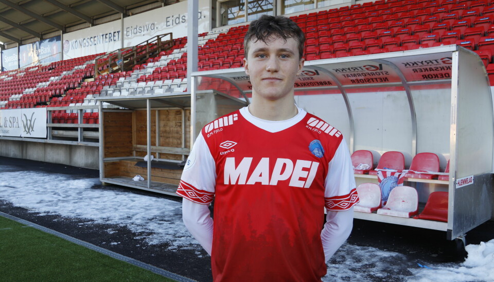 19 år gamle Martin Hellan ønsker å gjøre seg fortjent til en plass i laget.