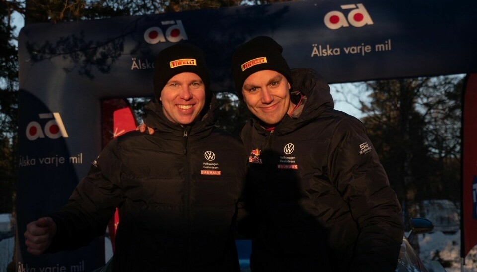 Torstein Eriksen (t.v) og Ole Christian Veiby gikk til topps i SM-premieren.